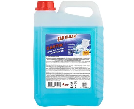 Средство для чистки унитаза San Clean Сантик Морской 5 кг (4820003543047)