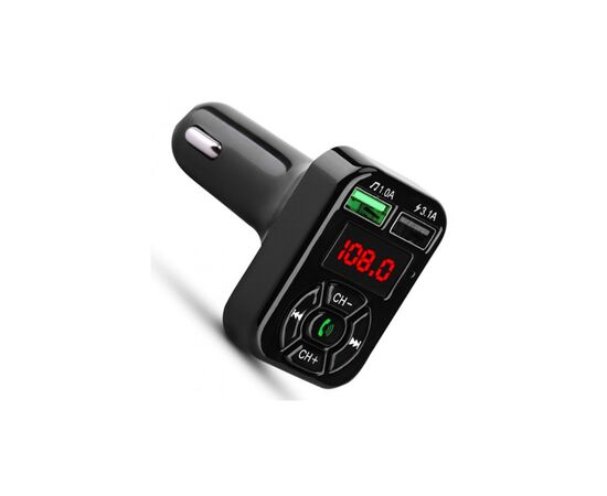 FM модулятор Havit HV-FM807BT Black, изображение 2 FM модулятор Havit HV-FM807BT Black, изображение 2