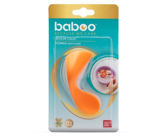 Набор детской посуды Baboo тренировочная ложка Baboo от 9 мес манго (10-031), изображение 4 Набор детской посуды Baboo тренировочная ложка Baboo от 9 мес манго (10-031), изображение 4