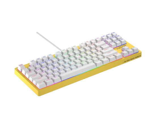 Клавиатура Hator Rockfall 2 Mecha TKL Orange USB Yellow (HTK-722), изображение 3 Клавиатура Hator Rockfall 2 Mecha TKL Orange USB Yellow (HTK-722), изображение 3