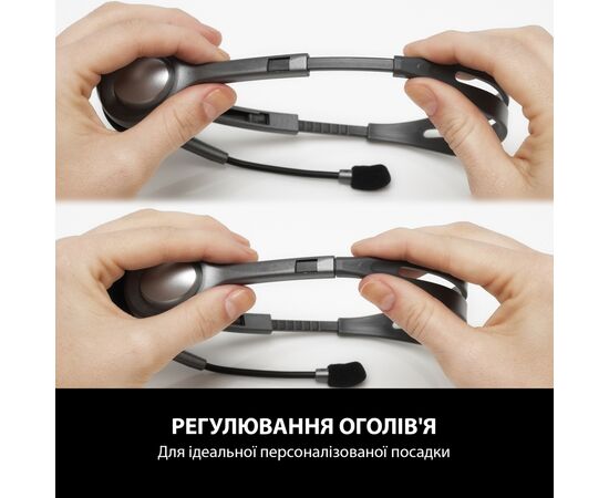 Наушники Logitech H110 Stereo Headset with 2*3pin jacks (981-000271), изображение 3 Наушники Logitech H110 Stereo Headset with 2*3pin jacks (981-000271), изображение 3