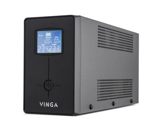 Источник бесперебойного питания Vinga LCD 800VA metal case (VPC-800M)