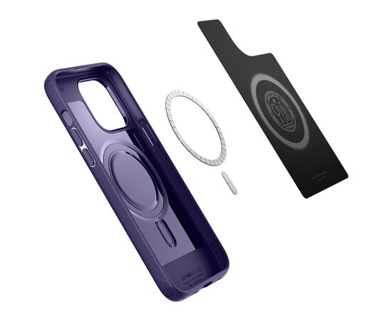 Чехол для мобильного телефона Spigen Apple Iphone 14 Pro Max Mag Armor MagFit, Deep Purple (ACS05584), изображение 10 Чехол для мобильного телефона Spigen Apple Iphone 14 Pro Max Mag Armor MagFit, Deep Purple (ACS05584), изображение 10