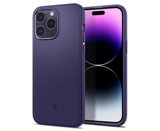 Чехол для мобильного телефона Spigen Apple Iphone 14 Pro Max Mag Armor MagFit, Deep Purple (ACS05584), изображение 3 Чехол для мобильного телефона Spigen Apple Iphone 14 Pro Max Mag Armor MagFit, Deep Purple (ACS05584), изображение 3