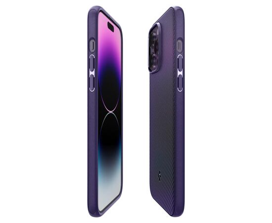 Чехол для мобильного телефона Spigen Apple Iphone 14 Pro Max Mag Armor MagFit, Deep Purple (ACS05584), изображение 4 Чехол для мобильного телефона Spigen Apple Iphone 14 Pro Max Mag Armor MagFit, Deep Purple (ACS05584), изображение 4