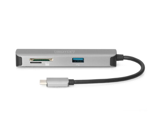Концентратор Digitus Travel USB-C 5 Port (DA-70891), изображение 2 Концентратор Digitus Travel USB-C 5 Port (DA-70891), изображение 2