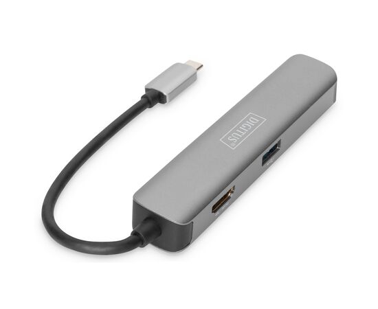 Концентратор Digitus Travel USB-C 5 Port (DA-70891), изображение 5 Концентратор Digitus Travel USB-C 5 Port (DA-70891), изображение 5