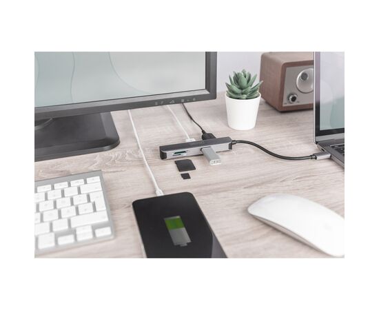 Концентратор Digitus Travel USB-C 5 Port (DA-70891), изображение 6 Концентратор Digitus Travel USB-C 5 Port (DA-70891), изображение 6
