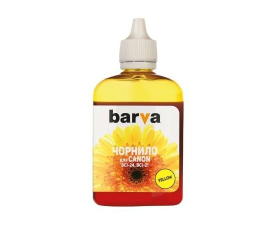 Чернила Barva CANON BCI-24 90г YELLOW (C24-284), изображение 2 Чернила Barva CANON BCI-24 90г YELLOW (C24-284), изображение 2