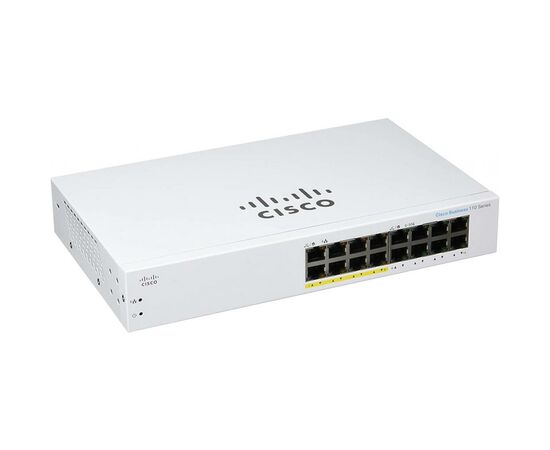 Комутатор мережевий Cisco CBS110-16PP-EU