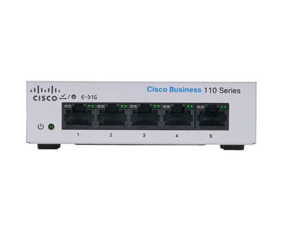 Коммутатор сетевой Cisco CBS110-5T-D-EU, изображение 3 Коммутатор сетевой Cisco CBS110-5T-D-EU, изображение 3