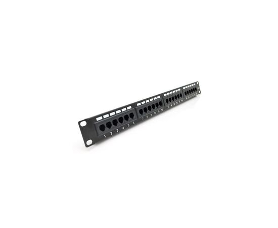 Патч-панель 19" 24xRJ-45 UTP cat. 5е, 1U Pipo (PP245191U), зображення 2 Патч-панель 19" 24xRJ-45 UTP cat. 5е, 1U Pipo (PP245191U), зображення 2