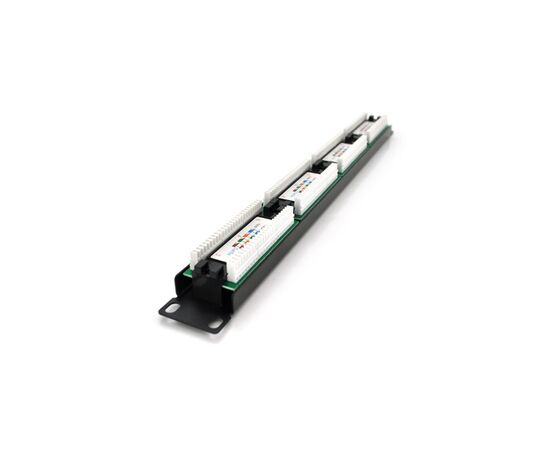 Патч-панель 19" 24xRJ-45 UTP cat. 5е, 1U Pipo (PP245191U)