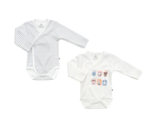 Боди Bibaby 2 шт с длинным рукавом (56870-56-beige)