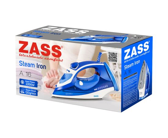 Утюг ZASS A 16 (A16), изображение 5 Утюг ZASS A 16 (A16), изображение 5