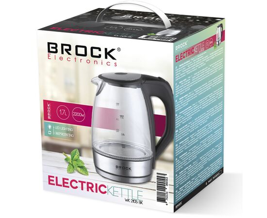 Электрочайник Brock WK 2105 BK (WK2105BK), изображение 3 Электрочайник Brock WK 2105 BK (WK2105BK), изображение 3