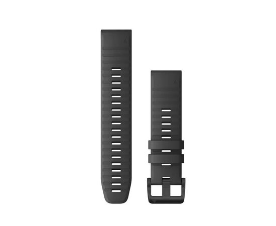 Ремінець до смарт-годинника Garmin fenix 6 solar 22mm QuickFit Slate Gray Silicone (010-12863-22)