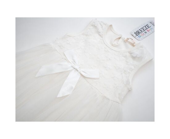 Платье Breeze праздничное с фатиновой юбкой (17864-128G-cream), изображение 3 Платье Breeze праздничное с фатиновой юбкой (17864-128G-cream), изображение 3