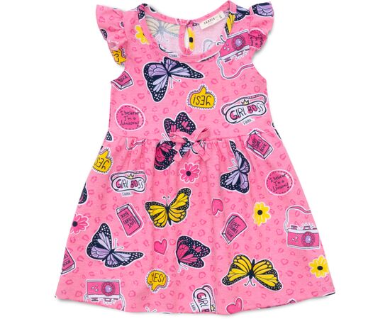 Платье Breeze с бабочками (18692-128G-pink)