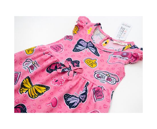 Платье Breeze с бабочками (18692-116G-pink), изображение 3 Платье Breeze с бабочками (18692-116G-pink), изображение 3