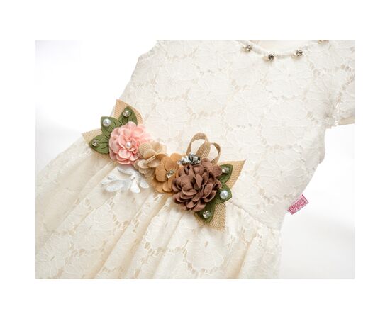 Платье Tivido праздничное с украшением (2173-152G-cream), зображення 3