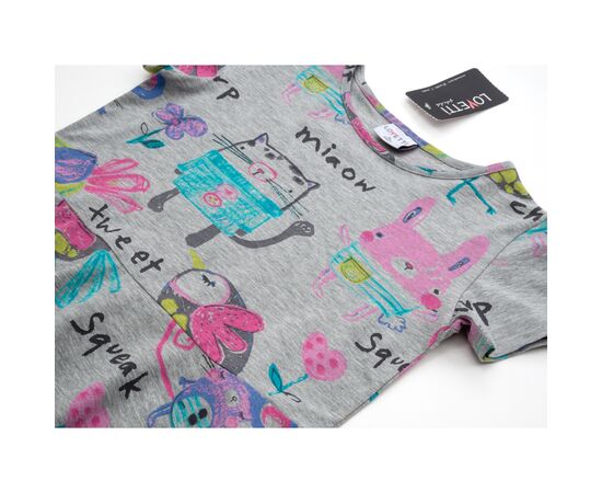 Платье Lovetti трикотажное (5911-39-9-12-134G-fuchia), изображение 3 Платье Lovetti трикотажное (5911-39-9-12-134G-fuchia), изображение 3