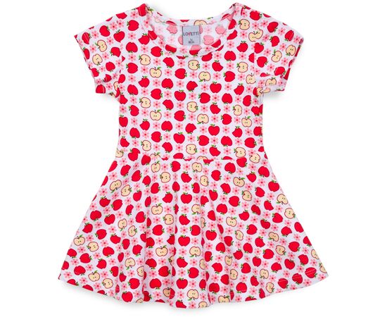 Платье Lovetti трикотажное (5911-99-110G-coral)