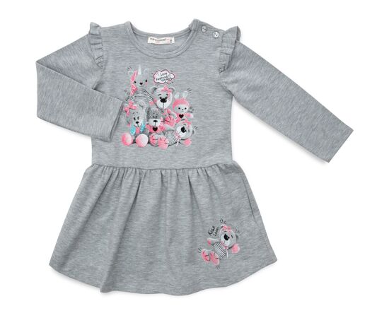Платье POP FASHION с игрушками (6747-92G-gray)