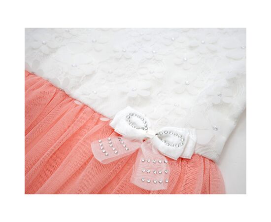 Платье Breeze с фатиновой юбкой (10926-110G-peach), изображение 4 Платье Breeze с фатиновой юбкой (10926-110G-peach), изображение 4