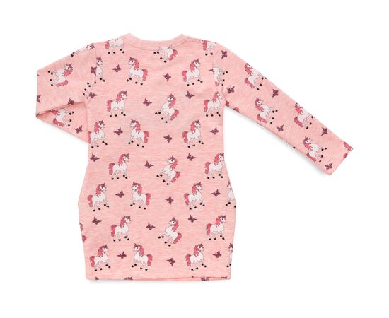 Платье Breeze с единорогами (17743-128G-peach), изображение 2 Платье Breeze с единорогами (17743-128G-peach), изображение 2