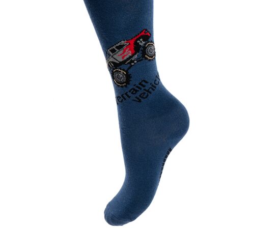 Колготки UCS Socks с машиной (M0C0301-1245-3B-blue), изображение 2 Колготки UCS Socks с машиной (M0C0301-1245-3B-blue), изображение 2