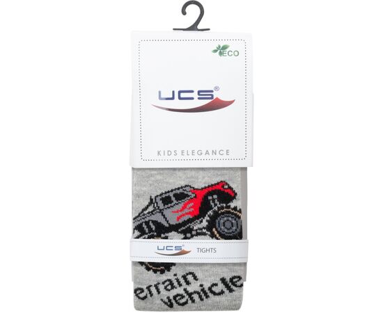 Колготки UCS Socks с машиной (M0C0301-1245-3B-gray), изображение 3 Колготки UCS Socks с машиной (M0C0301-1245-3B-gray), изображение 3