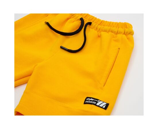 Шорты Joi трикотажные (Y-0111-116B-yellow), изображение 3 Шорты Joi трикотажные (Y-0111-116B-yellow), изображение 3