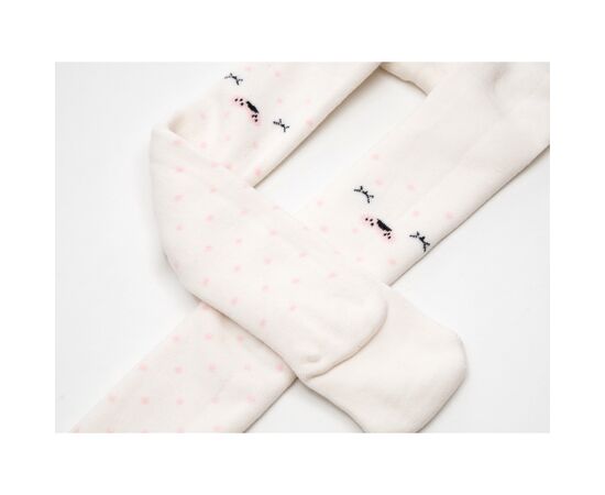 Колготки Bibaby махровые в горошек (68415-92-beige), изображение 2