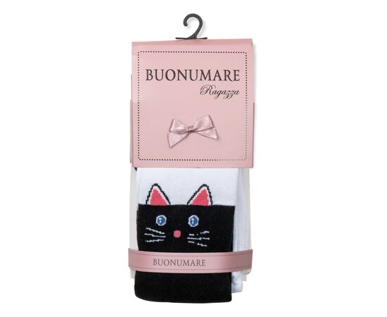 Колготки UCS Socks с котиком (M0C0301-1196-122G-black), изображение 2 Колготки UCS Socks с котиком (M0C0301-1196-122G-black), изображение 2