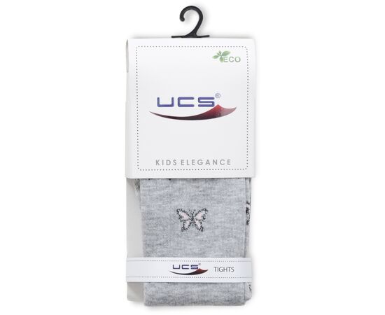 Колготки UCS Socks с бабочками (M0C0301-2110-110G-gray), изображение 2 Колготки UCS Socks с бабочками (M0C0301-2110-110G-gray), изображение 2