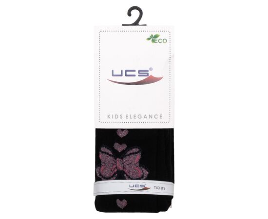 Колготки UCS Socks с бантом (M0C0301-2192-146G-black), изображение 2 Колготки UCS Socks с бантом (M0C0301-2192-146G-black), изображение 2