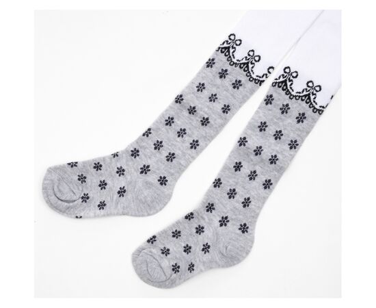 Колготки UCS Socks с цветочками (M0C0301-2289-86G-gray), изображение 2 Колготки UCS Socks с цветочками (M0C0301-2289-86G-gray), изображение 2