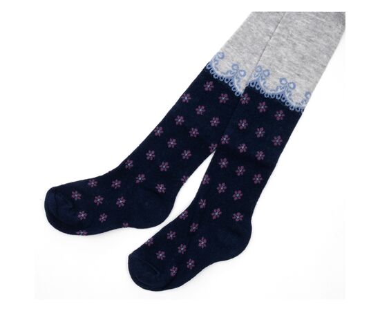Колготки UCS Socks с цветочками (M0C0301-2289-86G-blue), изображение 2 Колготки UCS Socks с цветочками (M0C0301-2289-86G-blue), изображение 2