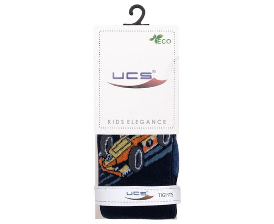 Колготки UCS Socks с машинками (M0C0301-2307-98B-darkblue), изображение 2 Колготки UCS Socks с машинками (M0C0301-2307-98B-darkblue), изображение 2