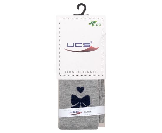 Колготки UCS Socks с бантом (M0C0301-2423-146G-gray), изображение 2 Колготки UCS Socks с бантом (M0C0301-2423-146G-gray), изображение 2
