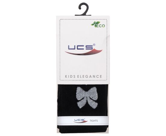 Колготки UCS Socks с бантом (M0C0301-2423-146G-black), изображение 2 Колготки UCS Socks с бантом (M0C0301-2423-146G-black), изображение 2