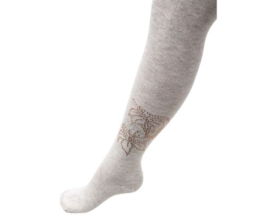 Колготки UCS Socks с цветами из страз (M0C0302-1041-122G-gray)