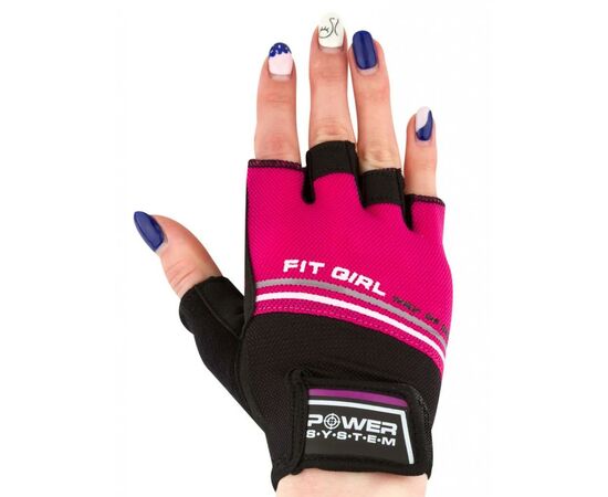 Перчатки для фитнеса Power System Fit Girl Evo PS-2920 S Pink (PS_2920_S_Pink), изображение 2