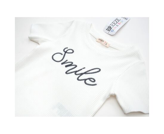 Футболка детская Breeze SMILE (18391-134G-cream), изображение 3 Футболка детская Breeze SMILE (18391-134G-cream), изображение 3