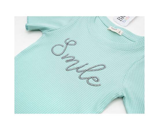 Футболка детская Breeze SMILE (18391-140G-mint), изображение 3 Футболка детская Breeze SMILE (18391-140G-mint), изображение 3