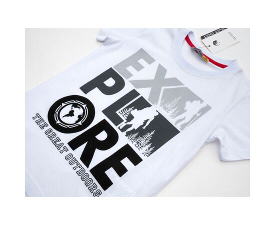 Футболка детская Blueland EXPLORE (2044-128B-white), зображення 3 Футболка детская Blueland EXPLORE (2044-128B-white), зображення 3