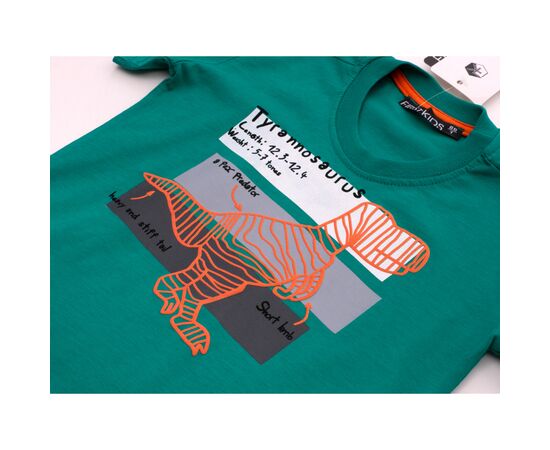 Футболка детская Blueland с динозавром (3023-86B-green), зображення 3 Футболка детская Blueland с динозавром (3023-86B-green), зображення 3