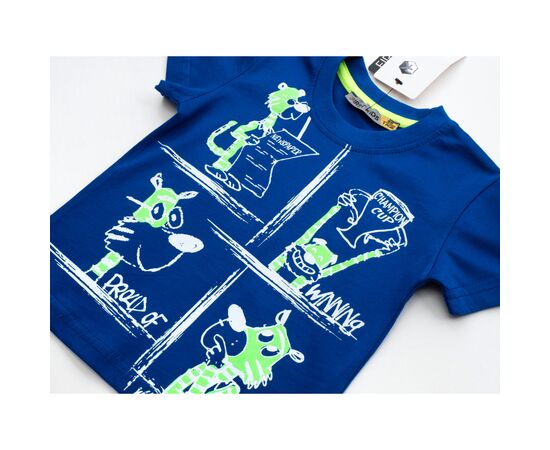Футболка детская First kids с комиксами (2028-86B-blue), зображення 3 Футболка детская First kids с комиксами (2028-86B-blue), зображення 3