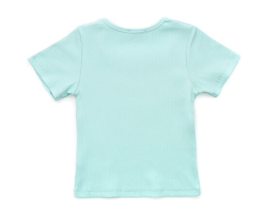Футболка детская Breeze в рубчик (18706-134G-mint), изображение 2 Футболка детская Breeze в рубчик (18706-134G-mint), изображение 2